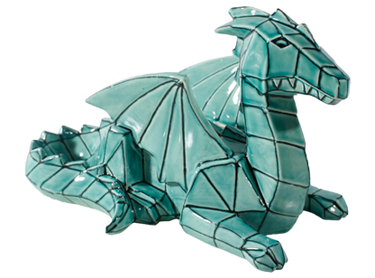 Bisque Faceted Dragon (Case of 1)