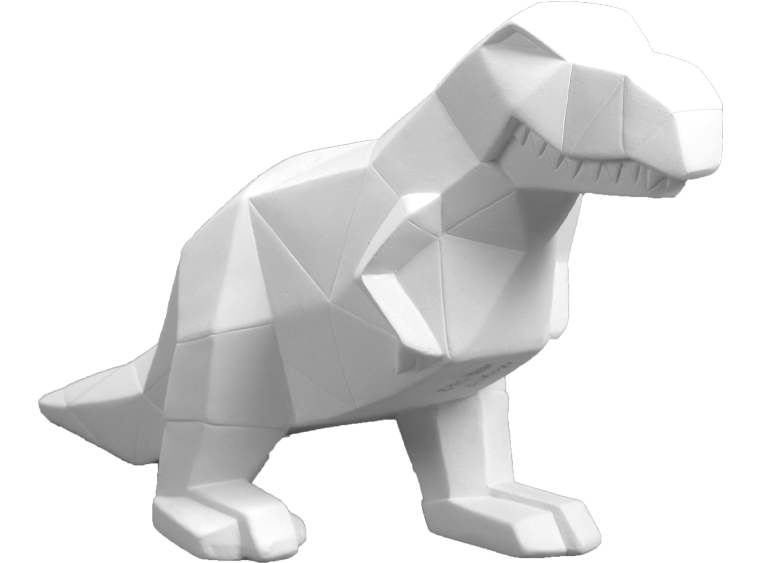 Bisque Faceted T-Rex (Case of 2)