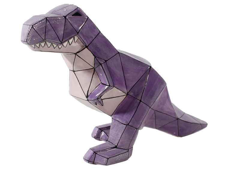 Bisque Faceted T-Rex (Case of 2)
