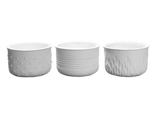 Bisque Textured Planters (Case of 6)