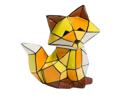 Bisque Fox Facet-Ini (Case of 6)