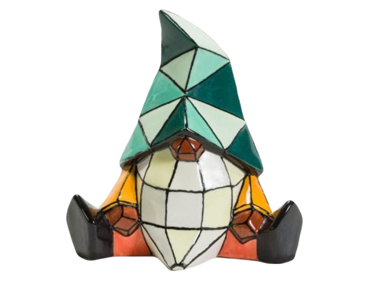 Bisque Gnome Facet-Ini (Case of 6)