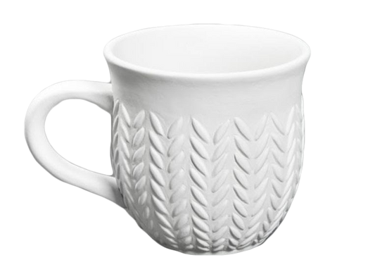 Bisque Stitched Mug (Case of 6)