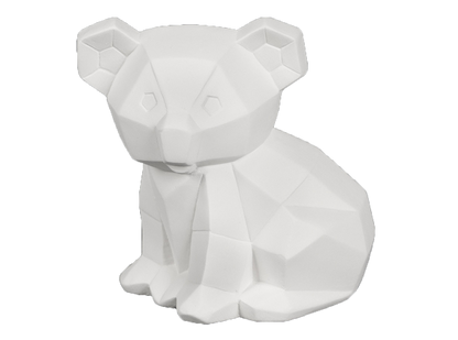 Bisque Koala Facet-Ini (Case of 6)