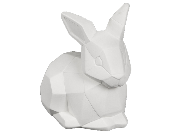 Bisque Bunny Facet-Ini (Case of 6)