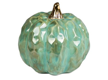 Bisque Round Hammered Pumpkin (Case of 6)