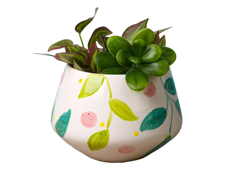 Bisque Flora Vase (Case of 6)