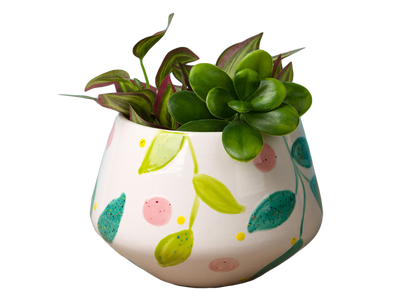 Bisque Flora Vase (Case of 6)