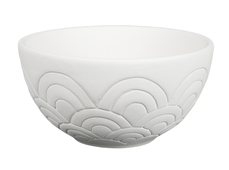 Bisque Scalloped Bowl (Case of 6)