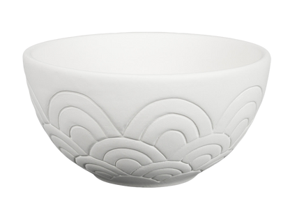 Bisque Scalloped Bowl (Case of 6)