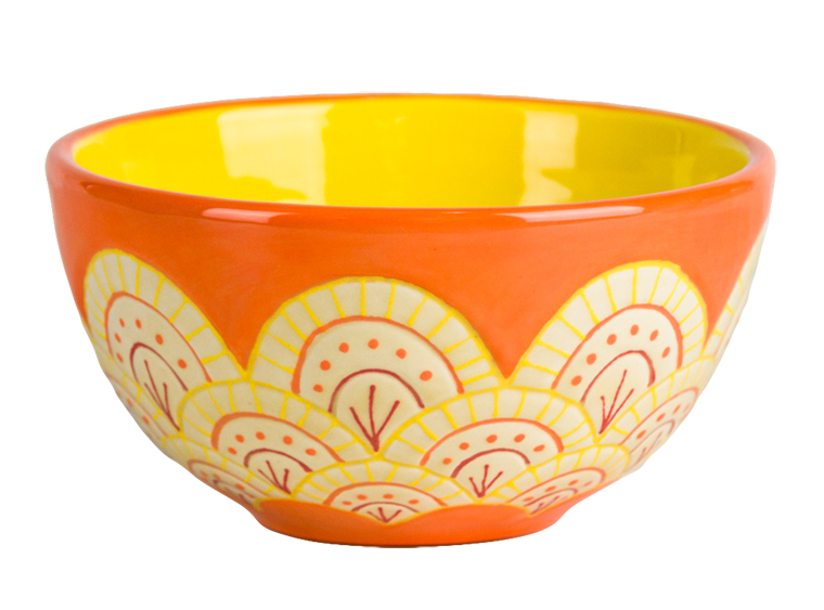 Bisque Scalloped Bowl (Case of 6)