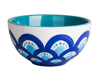 Bisque Scalloped Bowl (Case of 6)