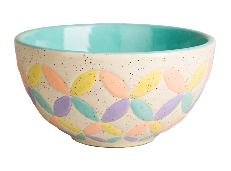 Bisque Mosaic Bowl (Case of 6)