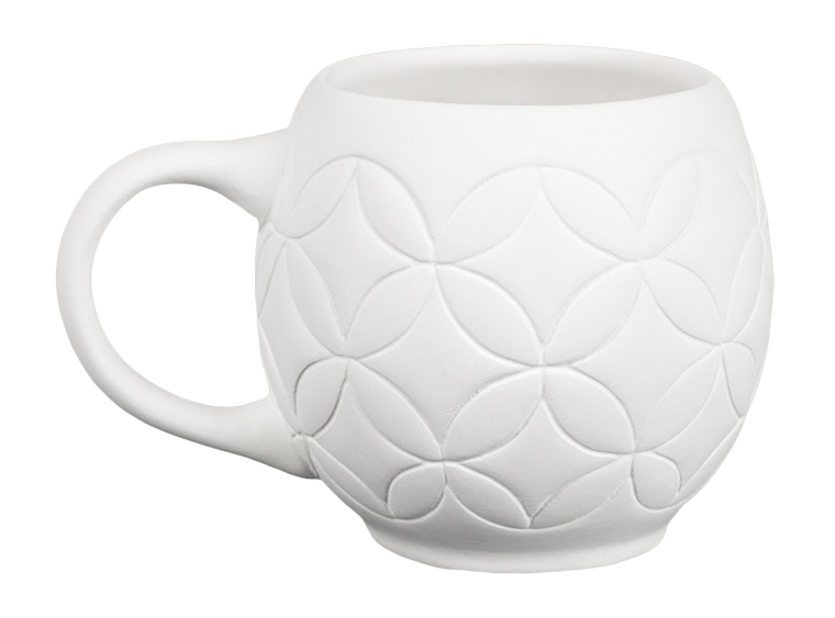 Bisque Mosaic Mug (Case of 6)