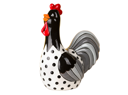 Bisque Fred Rooster (Case of 6)