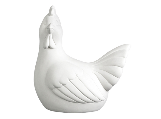 Bisque Ethel Hen (Case of 6)