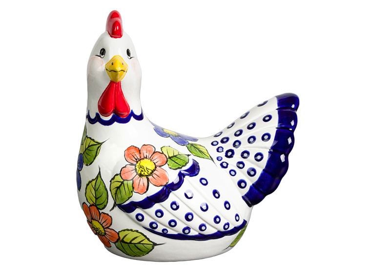 Bisque Ethel Hen (Case of 6)