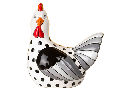Bisque Ethel Hen (Case of 6)