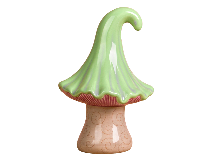 Bisque Curly Mushroom (Case of 6)