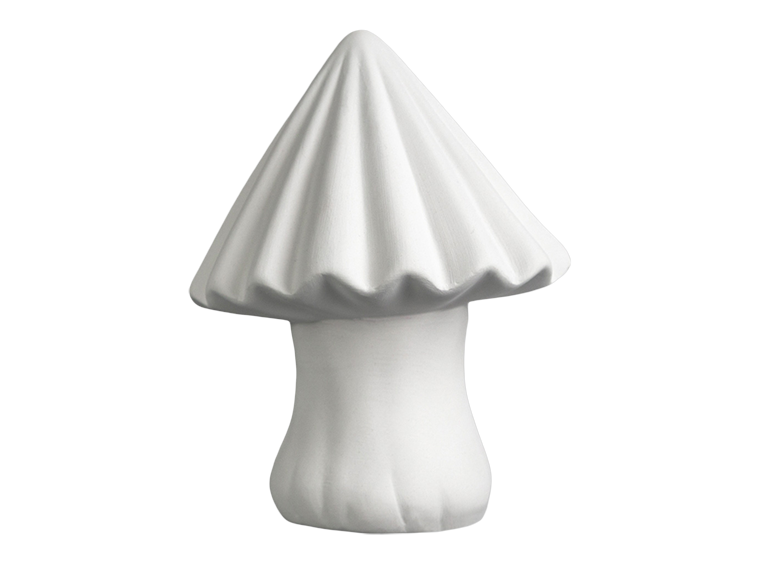 Bisque Ribbed Mushroom (Case of 6)