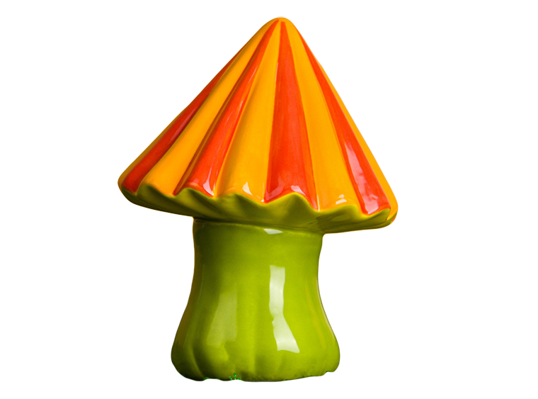 Bisque Ribbed Mushroom (Case of 6)
