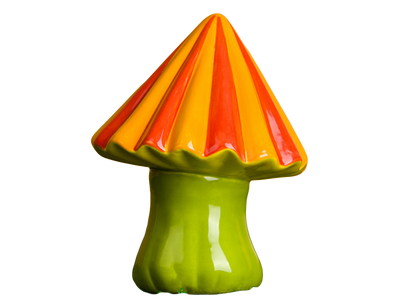 Bisque Ribbed Mushroom (Case of 6)