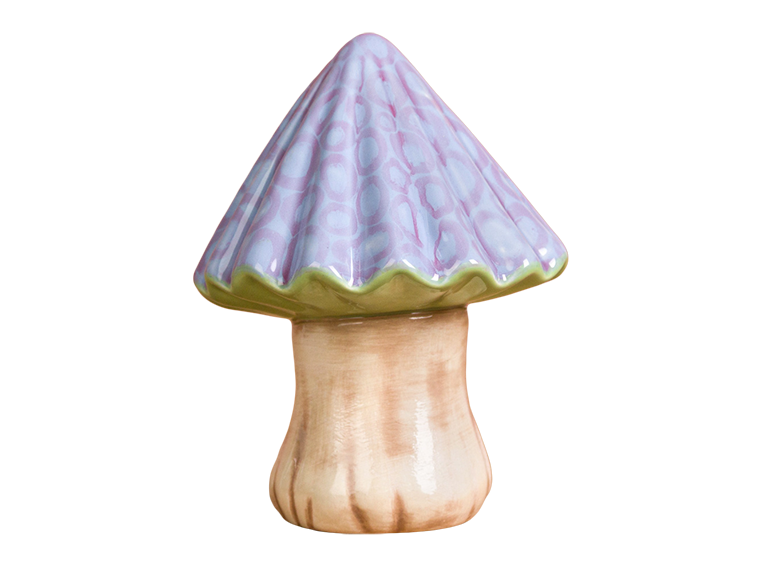 Bisque Ribbed Mushroom (Case of 6)