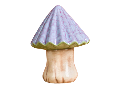 Bisque Ribbed Mushroom (Case of 6)