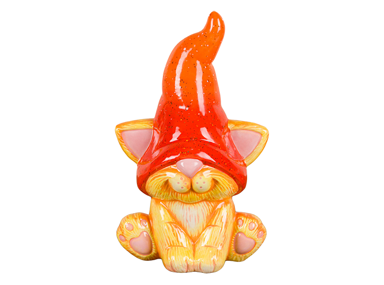 Bisque Kitten Gnome (Case of 4)