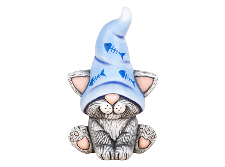 Bisque Kitten Gnome (Case of 4)