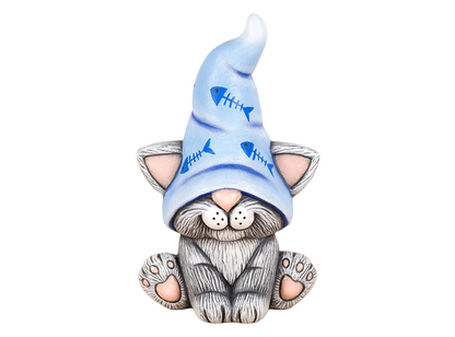 Bisque Kitten Gnome (Case of 4)