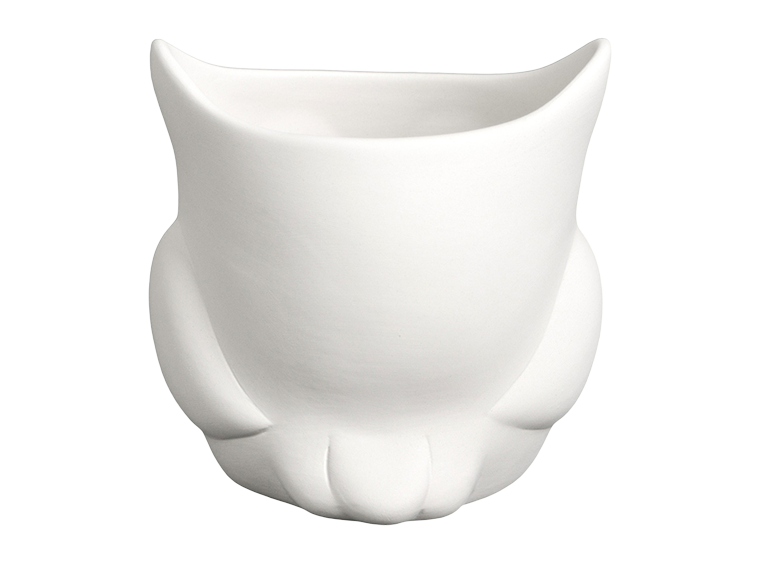 Bisque Small Owl Planter (Case of 2)