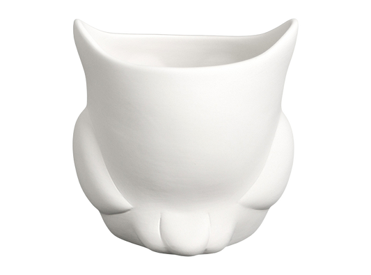 Bisque Small Owl Planter (Case of 2)