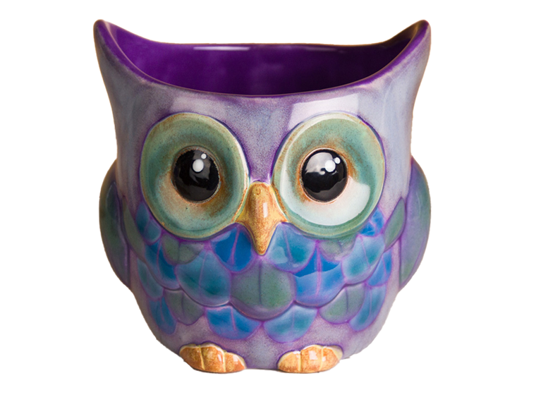 Bisque Small Owl Planter (Case of 2)