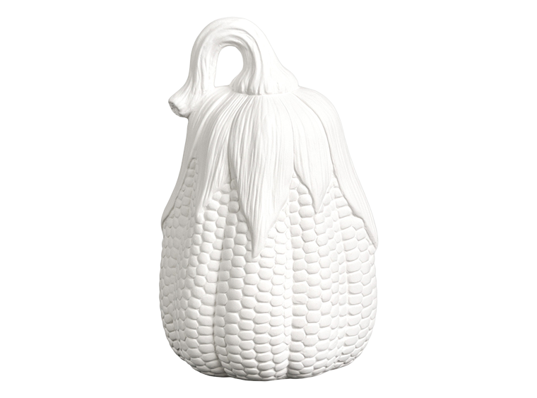 Bisque Tall Corn Pumpkin (Case of 6)