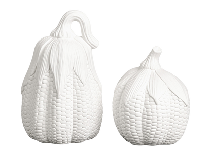 Bisque Tall Corn Pumpkin (Case of 6)