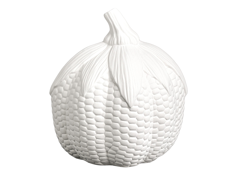 Bisque Short Corn Pumpkin (Case of 6)