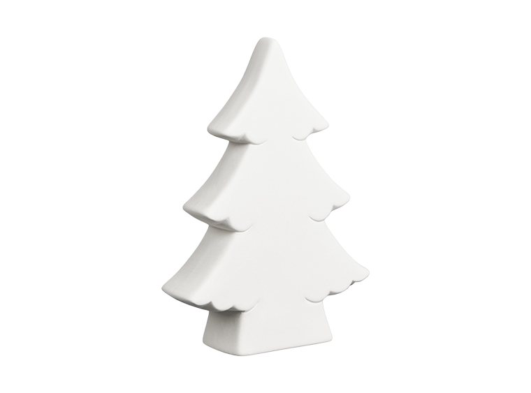 Bisque Small Tree Silhouette (Case of 6)