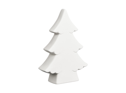 Bisque Small Tree Silhouette (Case of 6)