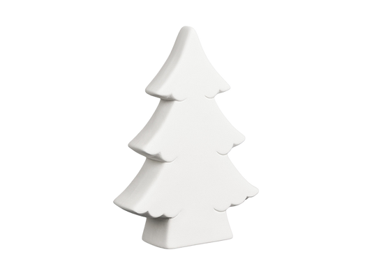 Bisque Small Tree Silhouette (Case of 6)