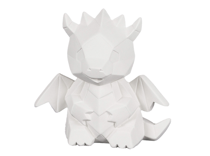 Bisque Dragon Facet-Ini (Case of 6)