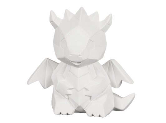 Bisque Dragon Facet-Ini (Case of 6)