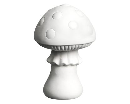 Bisque Large Rounded Mushroom (Case of 6)