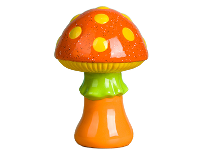 Bisque Large Rounded Mushroom (Case of 6)