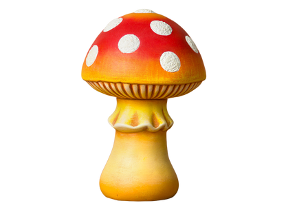 Bisque Large Rounded Mushroom (Case of 6)