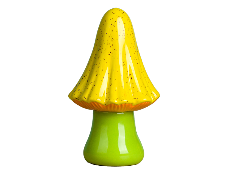 Bisque Large Pointed Mushroom (Case of 6)