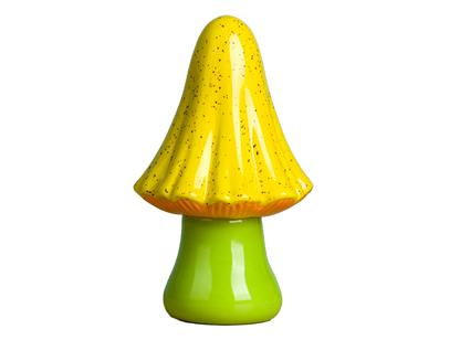 Bisque Large Pointed Mushroom (Case of 6)