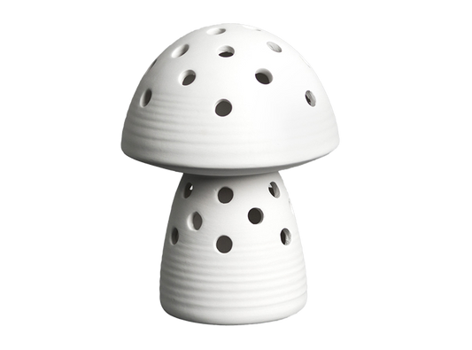 Bisque Small Mushroom Lantern (Case of 4)