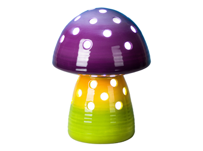 Bisque Small Mushroom Lantern (Case of 4)
