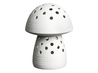 Bisque Large Mushroom Lantern (Case of 4)